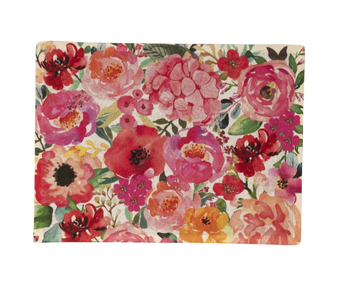 Malá rohožka/ prostírání s květy Fleury Poppy - 40*30*1cm