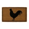 Kokosová rohožka s kohoutem Rooster - 75*45*2cm Barva: multiMateriál: horní vrstva : 100% polyester / spodní vrstva: latexHmotnost: 0,9 kg
