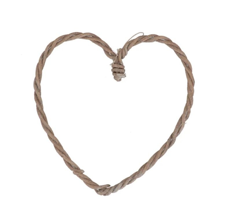 Závěsná dekorace srdce Grape Branch - 25*25*2 cm