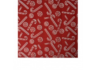 Table Runner 28x275 Cm Red Synthetic Christmas - 28*275 cm