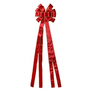 Červená dekorační mašle Bow - 33*135 cm