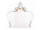 Stříbrná antik nástěnná dekorace koruna se zrcátky Crown - 25*6*24 cm Clayre & Eef