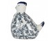 Decorative Figurine Chicken 18x12x21 Cm White Blue Ceramic - 18*12*21 cm Clayre & Eef