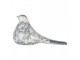 Decorative Figurine Bird 25x11x13 Cm White Blue Ceramic - 25*11*13 cm Clayre & Eef