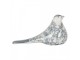 Decorative Figurine Bird 25x11x13 Cm White Blue Ceramic - 25*11*13 cm Clayre & Eef