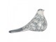 Decorative Figurine Bird 25x11x13 Cm White Blue Ceramic - 25*11*13 cm Clayre & Eef