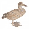 Hnědá antik dekorace kachna Duck - 22*15*21 cm Barva: hnědá, šedá antikMateriál: PolyresinHmotnost: 0,36 kg