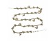 Decoration Christmas Garland ? 2x180 Cm Silver Colored Metal Glass - ? 2*180 cm Clayre & Eef