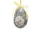 9ks dekorace závěsné vajíčko s květy Spring Egg - Ø 5*7cm Clayre & Eef