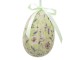 9ks dekorace závěsné vajíčko s květy Spring Egg - Ø 5*7cm Clayre & Eef