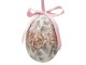 12ks dekorace závěsné vajíčko s květy Spring Egg - Ø 4*5cm Clayre & Eef
