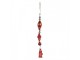 Christmas Ornament 25 Cm Red Glass Santa Claus - 1*1*25 cm Clayre & Eef