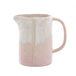 Béžovo-růžový rustikální džbán Valence Dusty Rose - 13*9*12 cm / 500 ml 
