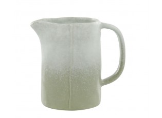 Zelený rustikální džbán Valence Dusty Verte - 13*9*12 cm / 500 ml 