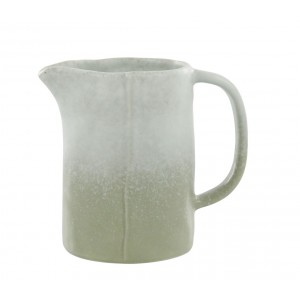 Zelený rustikální džbán Valence Dusty Verte - 13*9*12 cm / 500 ml 