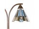 Béžovo-hnědá stolní lampa tiffany Annie - 48*19*57 cm E27/ma* 2*60W Clayre & Eef