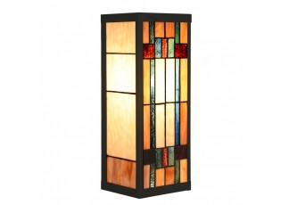 Nástěnná lampa tiffany Yves I - 14*16*40 cm E27/max 1*100W