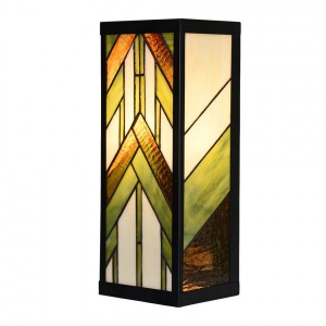 Nástěnná lampa tiffany Yves - 14*16*40 cm E27/max 1*100W