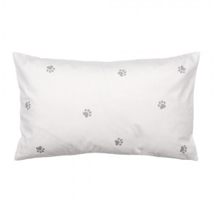 Bílý povlak na polštář s kočkami Dog&Cat - 30*50 cm