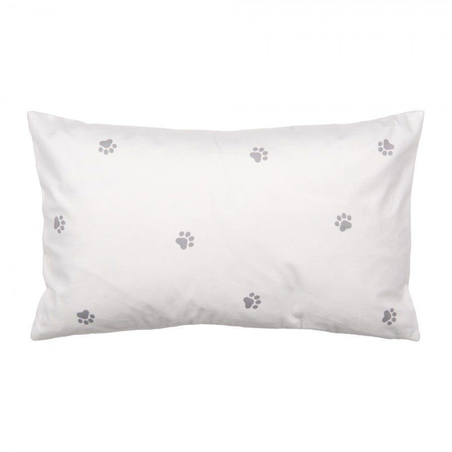 Bílý povlak na polštář s kočkami Dog&Cat - 30*50 cm