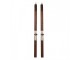 Hnědá antik dřevěná dekorace lyže Ski Vintage - 8*7*140 cm Clayre & Eef