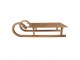 Hnědá antik dřevěná dekorace sáně Sledge Vintage - 100*37*27 cm Clayre & Eef