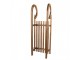 Hnědá antik dřevěná dekorace sáně Sledge Vintage - 100*37*27 cm Clayre & Eef