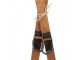 Hnědá dřevěná dekorace retro lyže Ski - 5*3*60 cm Clayre & Eef