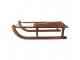 Hnědá antik dřevěná dekorace sáně Sledge Vintage - 80*37*20 cm Clayre & Eef