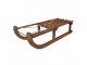 Hnědá antik dřevěná dekorace sáně Sledge Vintage - 80*37*20 cm Clayre & Eef