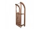 Hnědá antik dřevěná dekorace sáně Sledge Vintage - 80*37*20 cm Clayre & Eef