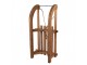 Hnědá antik dřevěná dekorace sáně Sledge Vintage - 62*31*20 cm Clayre & Eef