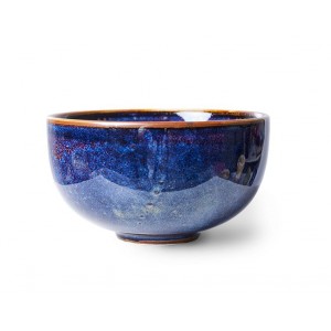Rustikálně modrá porcelánová miska Chef - Ø 11*6 cm / 260 ml 