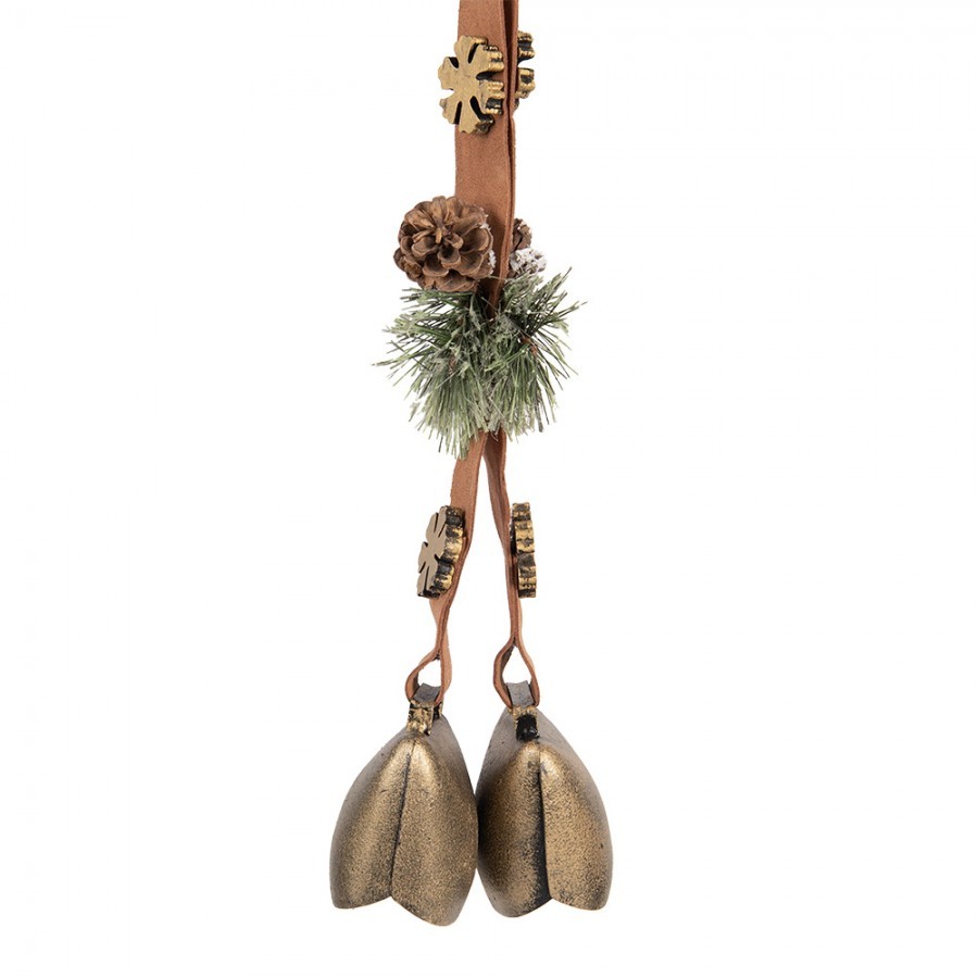 Vánoční dekorace se zvonky k zavěšení Vintage Doorbell - 8*12*50 cm