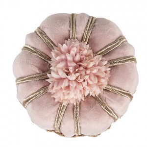Dekorace růžový sametový dortík Cake pink - Ø 12*7 cm