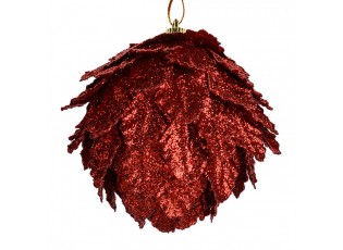 Decorative Pendant Flowers ? 8x8 Cm Red Plastic - ? 8*8 cm
