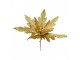Zlatá dekorace květina vánoční hvězda Poinsettia - Ø 48*50 cm Clayre & Eef