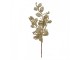Vánoční zlatá umělá třpytivá větvička - 12*6*27 cm Clayre & Eef