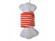 Christmas Ornament Candy 11x8x20 Cm White Red Synthetic - 11*8*20 cm Clayre & Eef