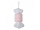 Christmas Ornament Candy 11x8x20 Cm Pink White Synthetic - 11*8*20 cm Clayre & Eef