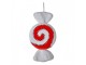 Christmas Ornament Candy 33x18x4 Cm Red White Synthetic - 33*18*4 cm Clayre & Eef