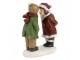 Christmas Decoration Figurine Children 12 Cm Red Green Plastic - 9*6*12 cm Clayre & Eef