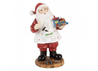Christmas Decoration Figurine Santa Claus 13 Cm Red Plastic - 8*6*13 cm