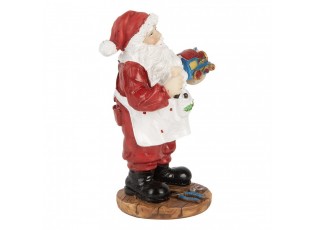 Christmas Decoration Figurine Santa Claus 13 Cm Red Plastic - 8*6*13 cm