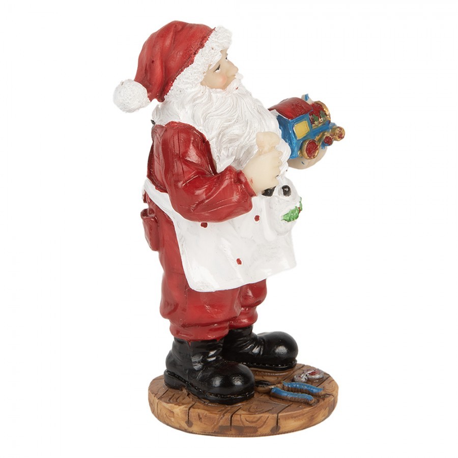 Christmas Decoration Figurine Santa Claus 13 Cm Red Plastic - 8*6*13 cm