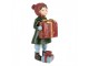Christmas Decoration Figurine Girl 12 Cm Green Red Plastic - 5*5*12 cm Clayre & Eef