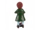Christmas Decoration Figurine Girl 12 Cm Green Red Plastic - 5*5*12 cm Clayre & Eef