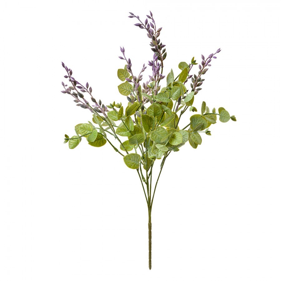 Dekorace umělá větvička šalvěj - 12*12*51 cm