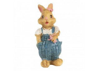 Decorative Figurine Rabbit 3x3x5 Cm Brown Plastic - 3*3*5 cm