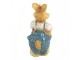 Decorative Figurine Rabbit 3x3x5 Cm Brown Plastic - 3*3*5 cm Clayre & Eef